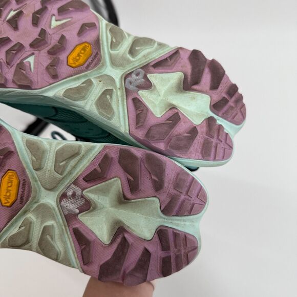 Hoka One One Anacapa 2 Low GTX Gore-Tex Women 9 B Waterproof Hiking Teal 1142830 - Picture 11 of 12